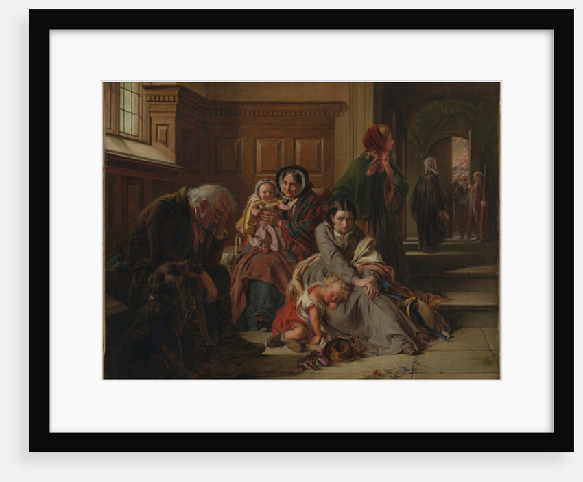 Waiting for the Verdict, 1859 by Abraham Solomon