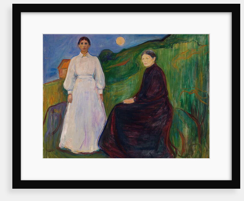 Mother and Daughter, 1897 by Edvard Munch