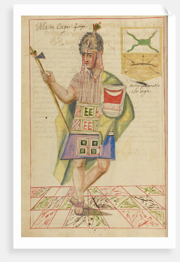 Mayta Capac, 1616 by Spanish School