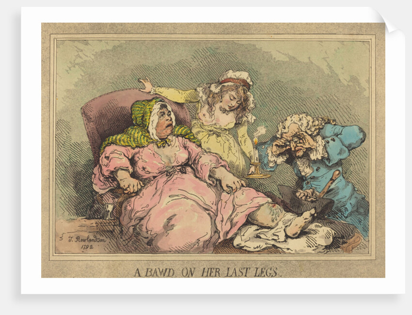 A Bawd on Her Last Legs, 1792 by Thomas Rowlandson