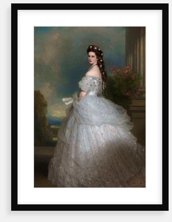 Elizabeth, Empress of Austria, 1865 by Franz Xaver Winterhalter