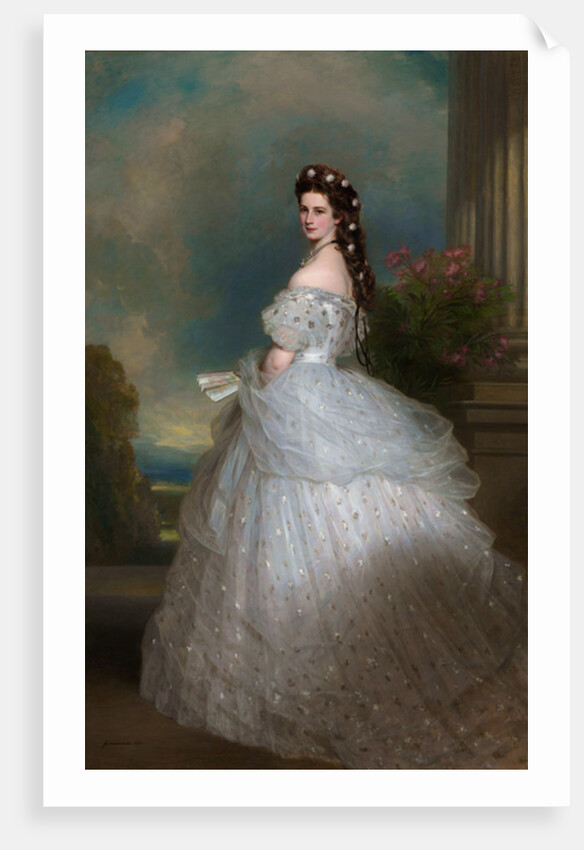 Elizabeth, Empress of Austria, 1865 by Franz Xaver Winterhalter