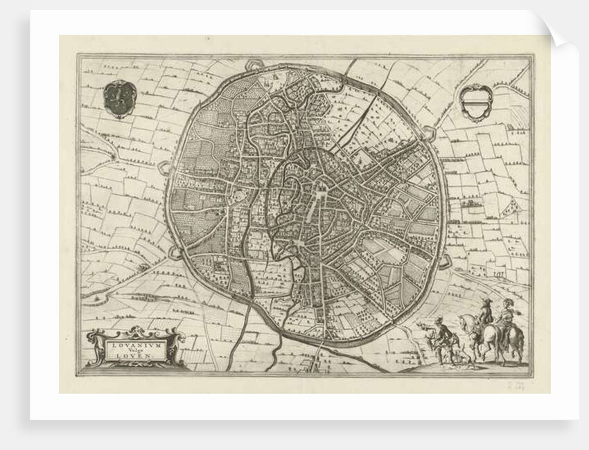 Plan of Leuven, 1581 by Jan Luyken