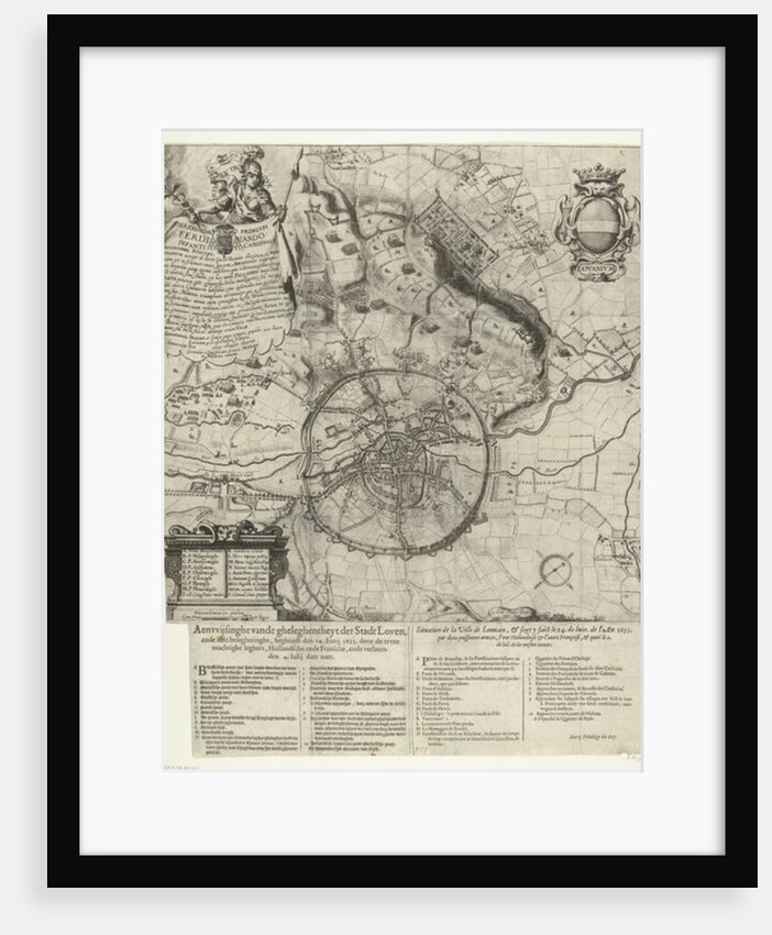 Siege of Leuven by the Dutch and French armies 1635 by Dutch School