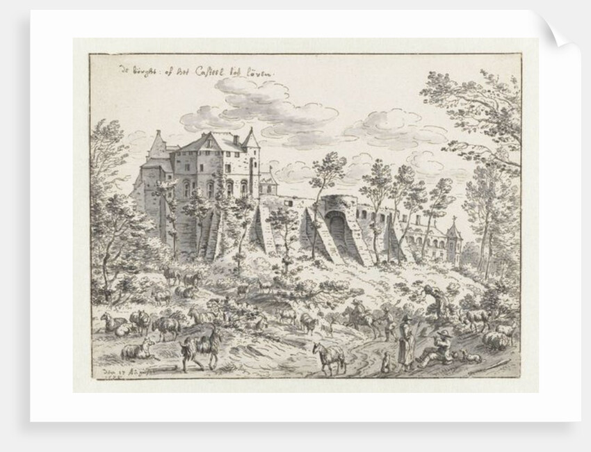 Castle of Leuven, 1675 by Josua de Grave