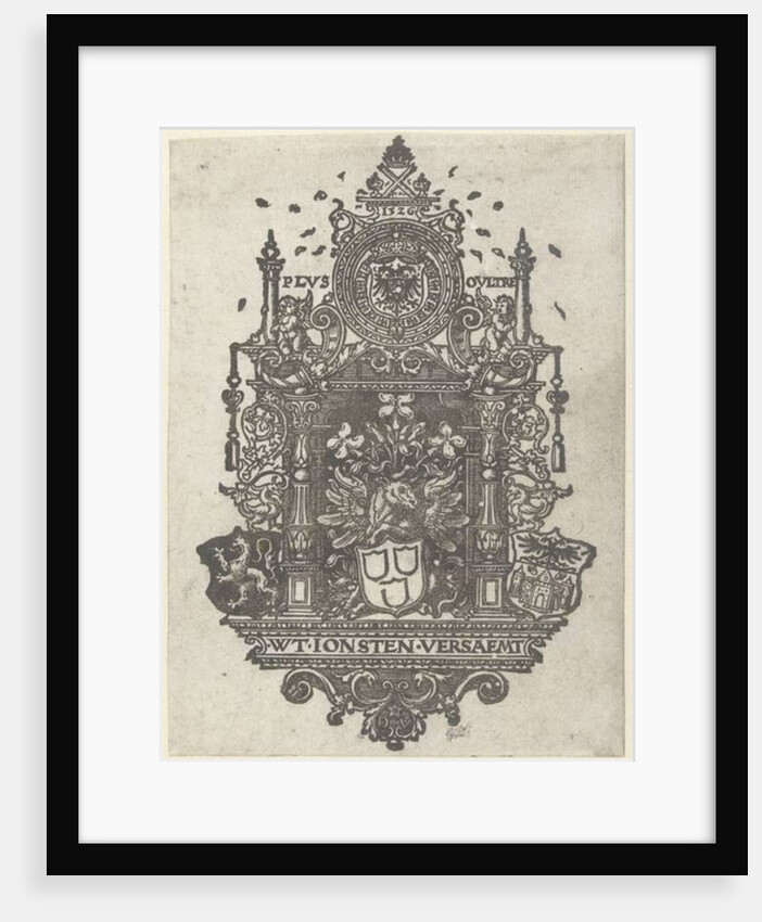 Coat of arms of the Antwerp Guild of Saint Luke, 1526 by Dirk Jacobsz Vellert