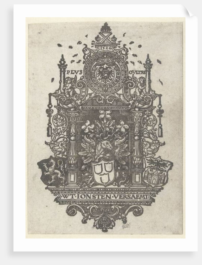 Coat of arms of the Antwerp Guild of Saint Luke, 1526 by Dirk Jacobsz Vellert