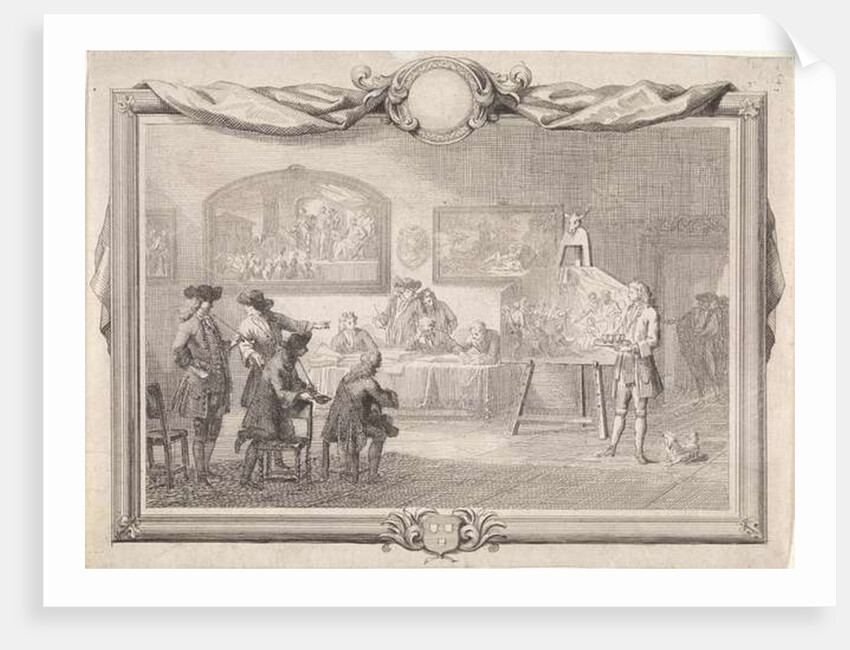 Guild of Saint Luke in Dordrecht, 1736 by Aert Schouman