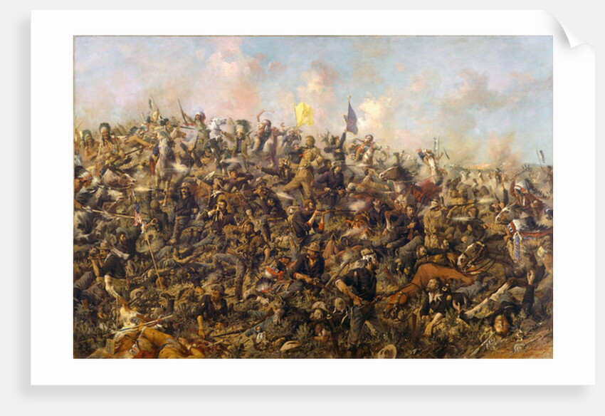 Custer's Last Stand by Edgar Samuel Paxson, 1899 by Edgar Samuel Paxson