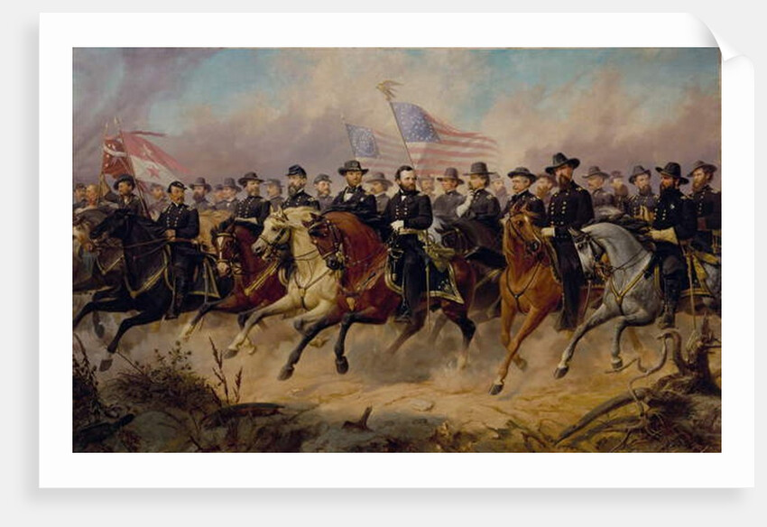 Grant and His Generals, 1865 by Ole Peter Hansen Balling