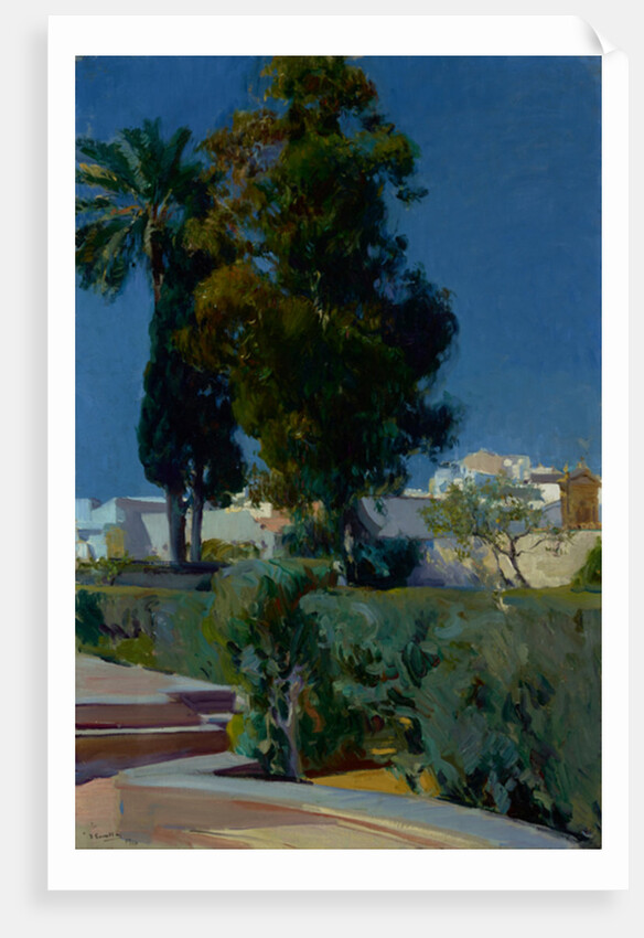 Corner of the Garden, Alcazar, Sevilla, 1910 by Joaquin Sorolla y Bastida