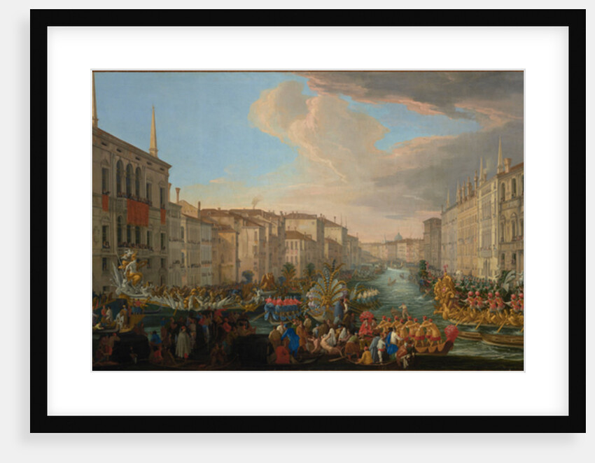 Regatta on the Grand Canal in Honor of Frederick IV, King of Denmark, 1711 by Luca Carlevaris