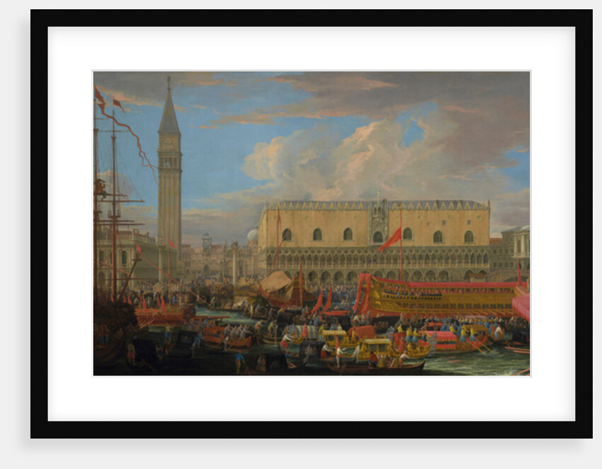 The Bucintoro Departing from the Bacino di San Marco, 1710 by Luca Carlevaris