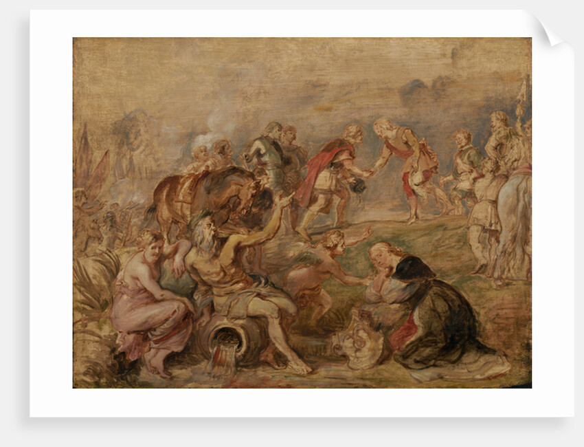Meeting of King Ferdinand of Hungary and the Cardinal-Infante Ferdinand of Spain at Nördlingen, 1635 by Peter Paul Rubens
