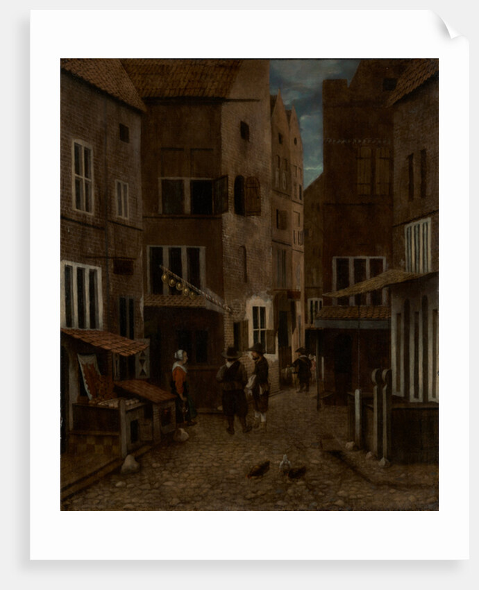 Street Scene by Jacobus Vrel or Frel