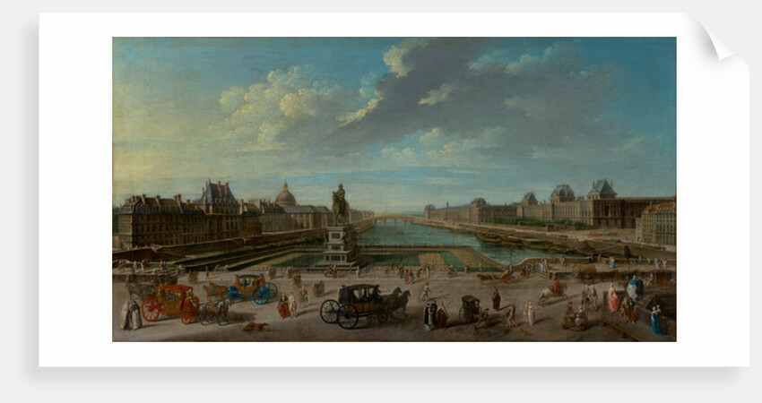 A View of Paris from the Pont Neuf, 1763 by Jean-Baptiste Raguenet