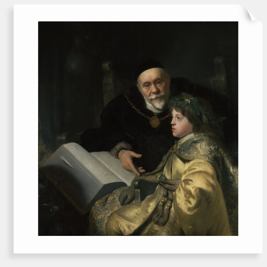 Prince Charles Louis of the Palatinate with his Tutor Wolrad von Plessen, 1631 by Jan the Elder Lievens