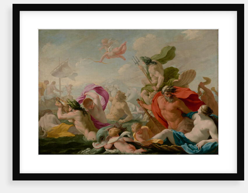 Marine Gods Paying Homage to Love, c.1636-8 by Eustache Le Sueur