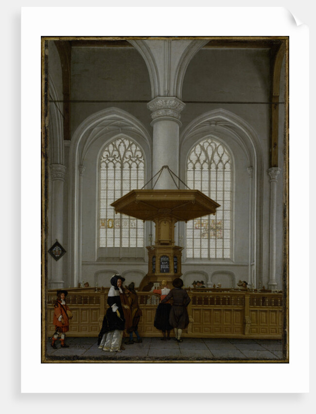 Interior of the Laurenskerk at Rotterdam, 1662 by Anthonie de Lorme