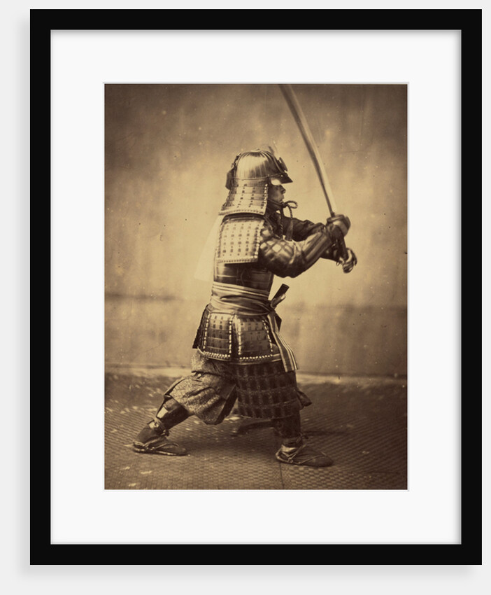 Japanese Warrior in Armour, 1865-7 by Felice Beato