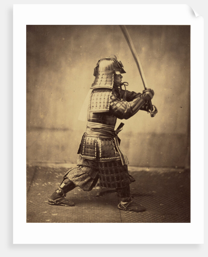 Japanese Warrior in Armour, 1865-7 by Felice Beato