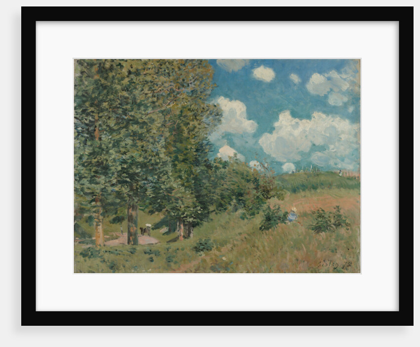 The Road from Versailles to Saint-Germain, 1875 by Alfred Sisley