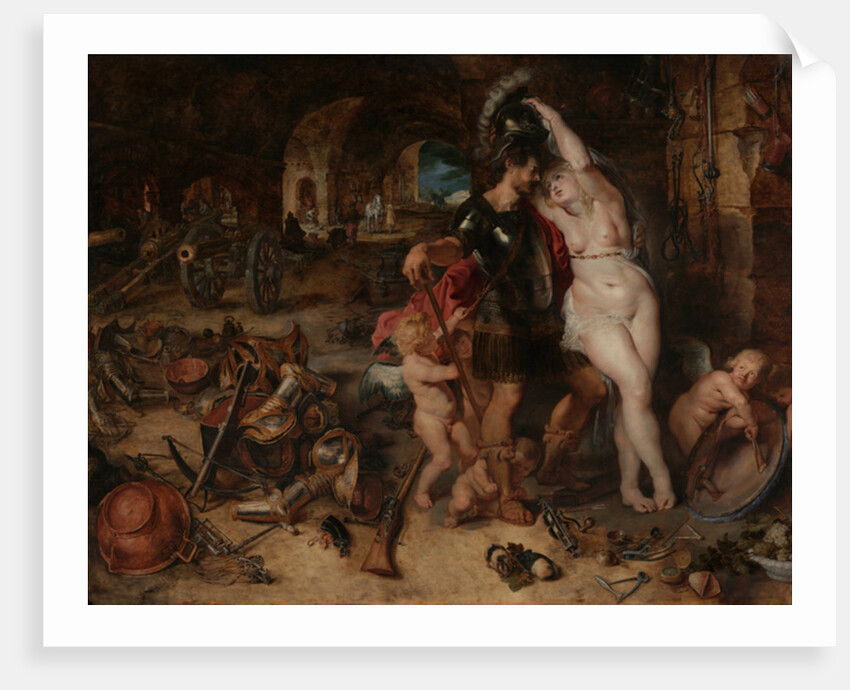 The Return from War: Mars Disarmed by Venus, c.1610-2 by Jan & Rubens P.P. Brueghel