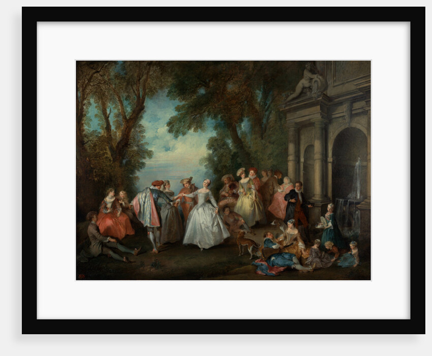 Dance before a Fountain, c.1724 by Nicolas Lancret