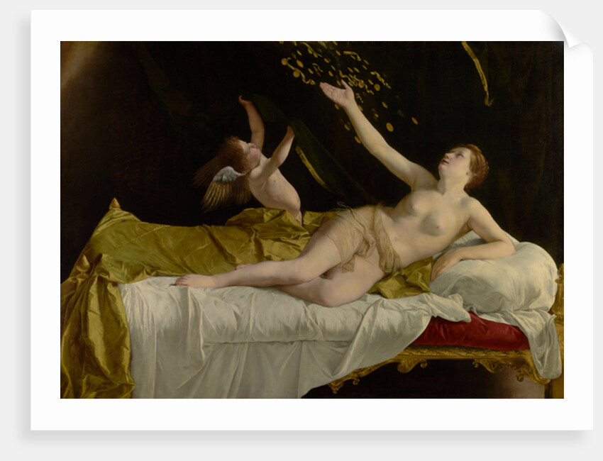 Danaë and the Shower of Gold, 1621-3 by Orazio Gentileschi