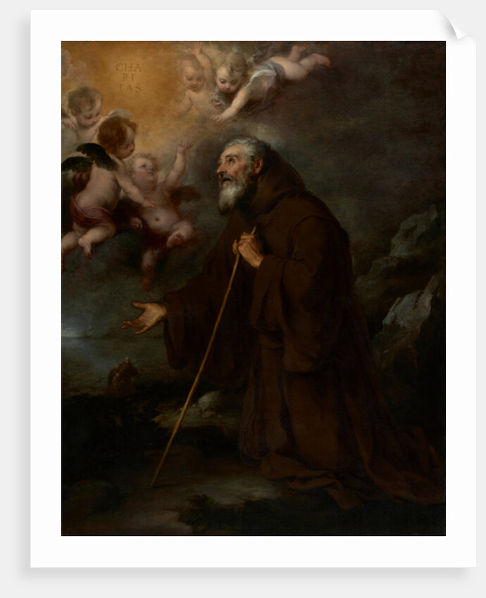 The Vision of Saint Francis of Paola, c.1670 by Bartolome Esteban Murillo