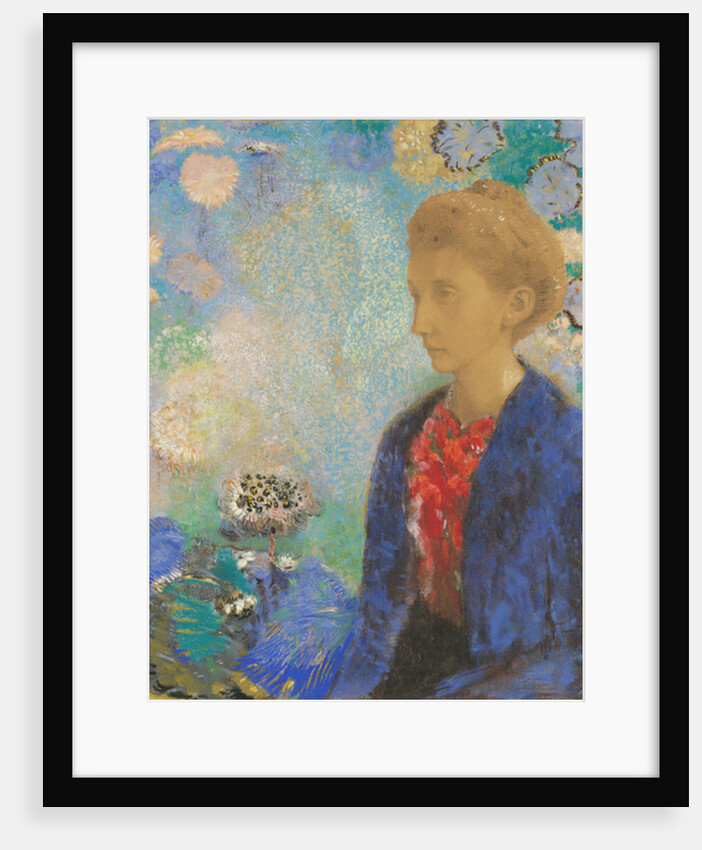 Baronne de Domecy, c.1900 by Odilon Redon