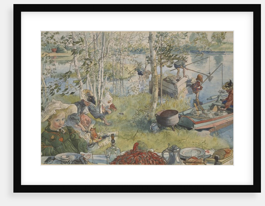 Crayfishing by Carl Larsson