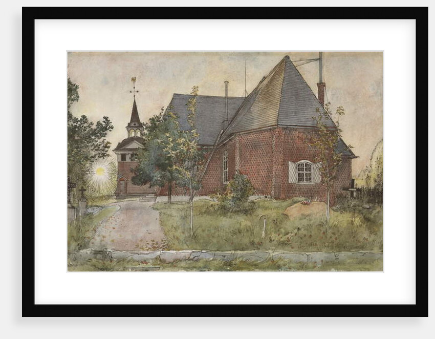 Old Sundborn Church by Carl Larsson