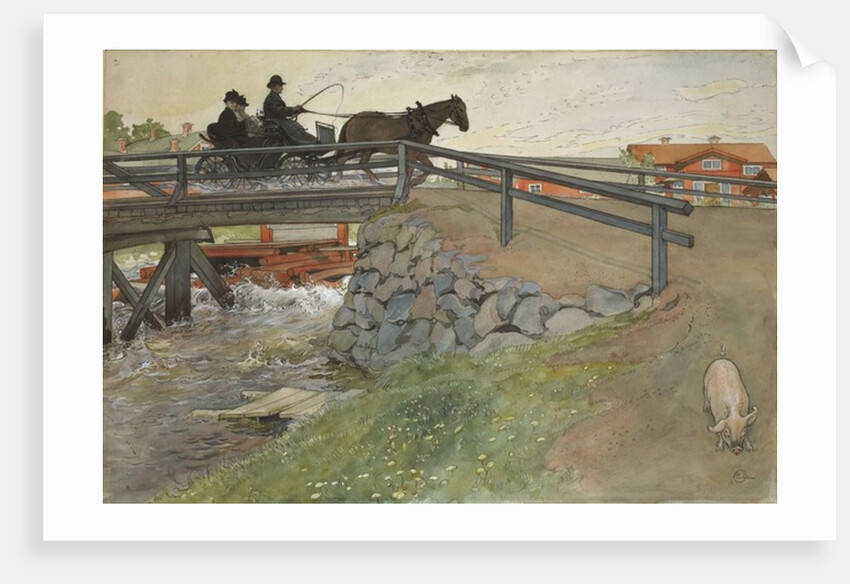 The Bridge by Carl Larsson