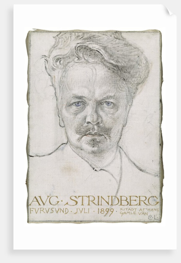 August Strindberg, 1899 by Carl Larsson