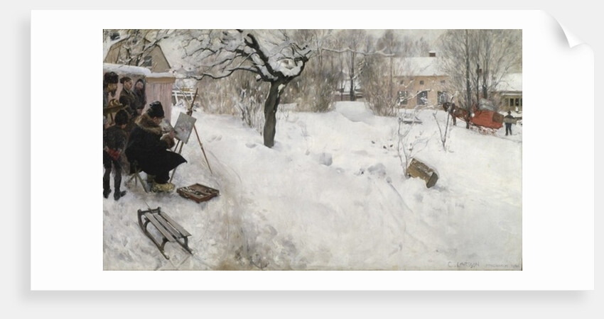 Open-Air Painter by Carl Larsson