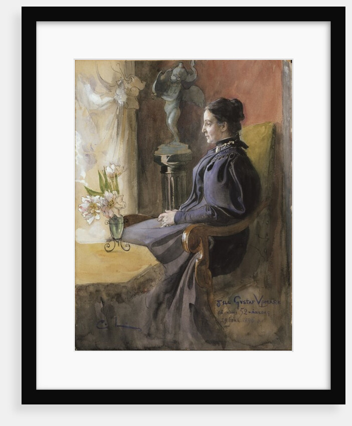 Eva Upmark, 1896 by Carl Larsson