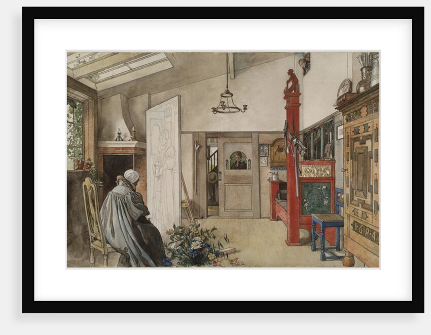 The Studio by Carl Larsson