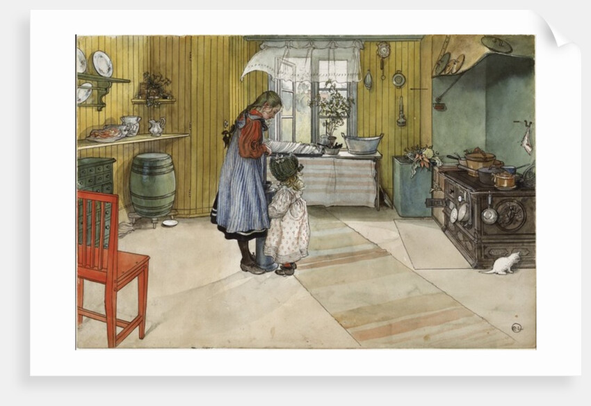 The Kitchen by Carl Larsson