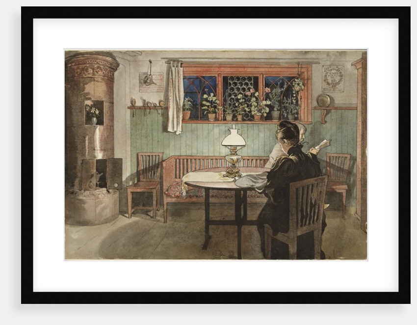 When the Children have Gone to Bed by Carl Larsson