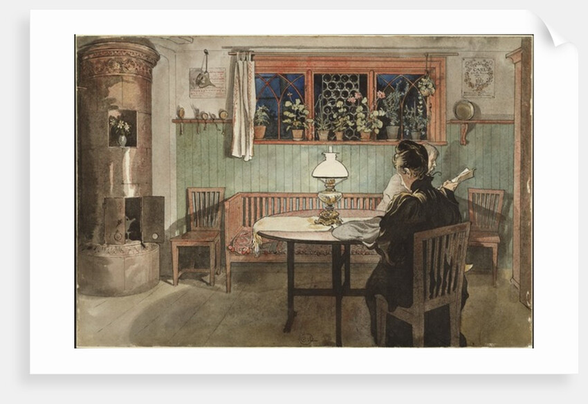 When the Children have Gone to Bed by Carl Larsson
