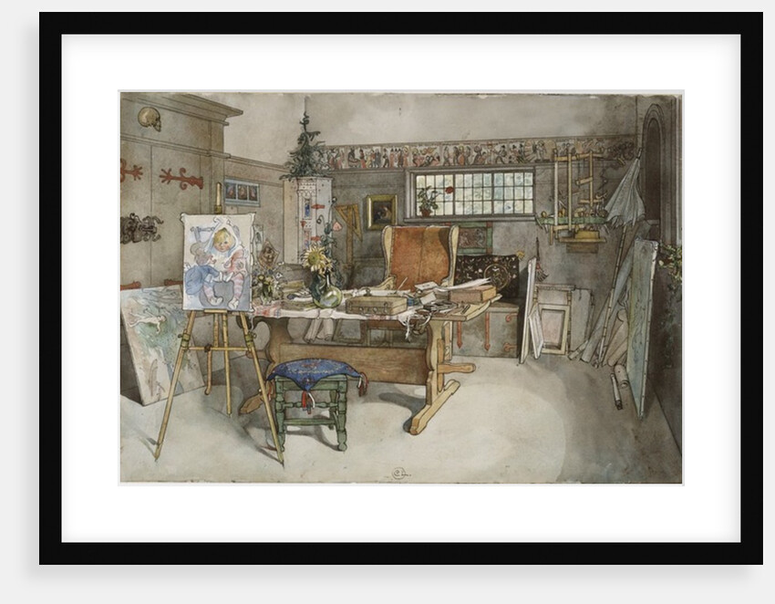 The Studio by Carl Larsson