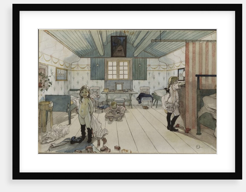 Mamma's and the Small Girl's Room by Carl Larsson