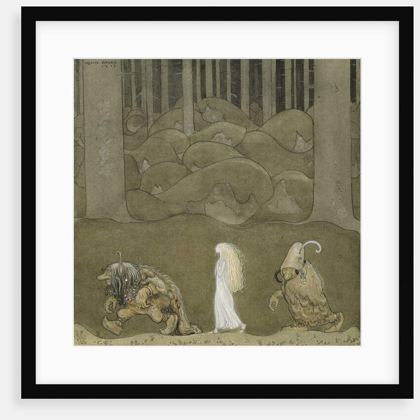 The Princess and the Trolls, 1913 by John Bauer