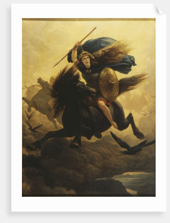 Valkyrie, 1865 by Peter Nicolai Arbo