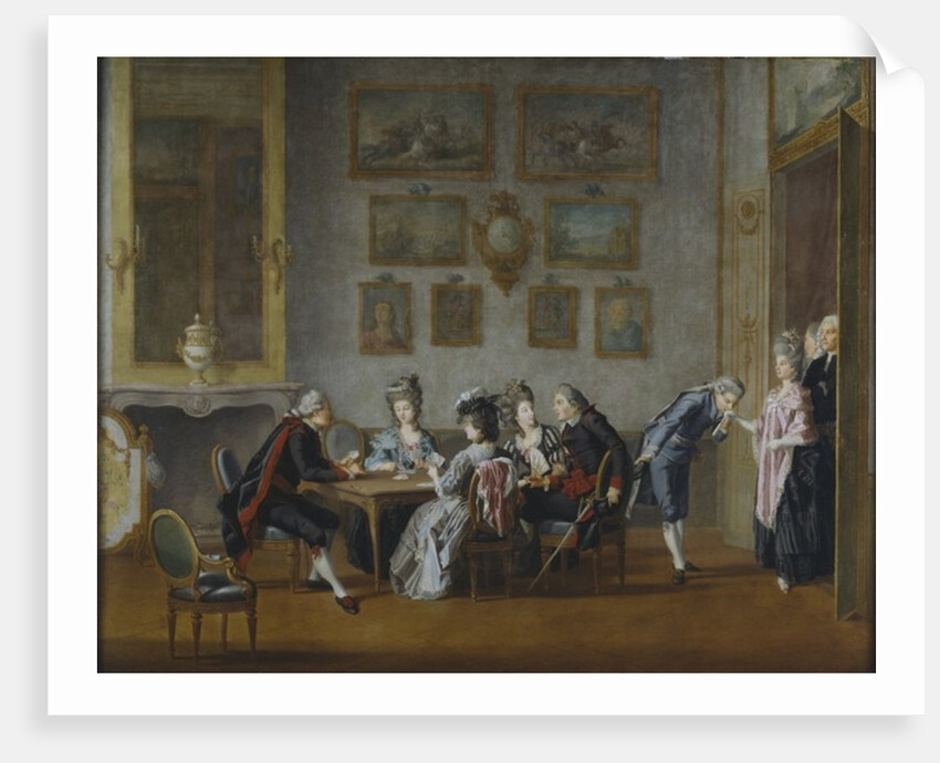 Card-Party in the Home of Elis Schroderheim by Pehr Hillestrom
