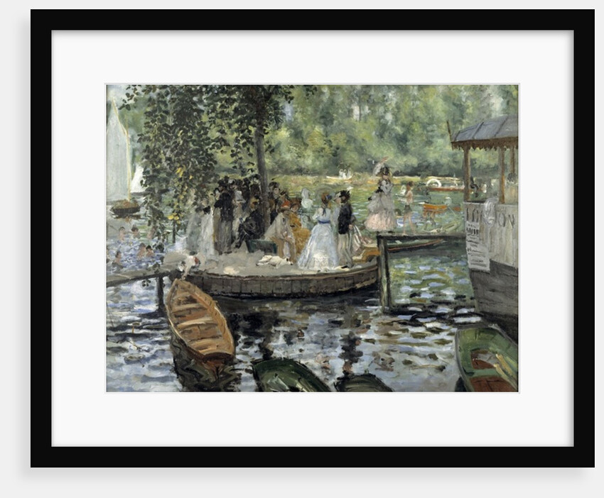 La Grenouillère, 1869 by Pierre Auguste Renoir