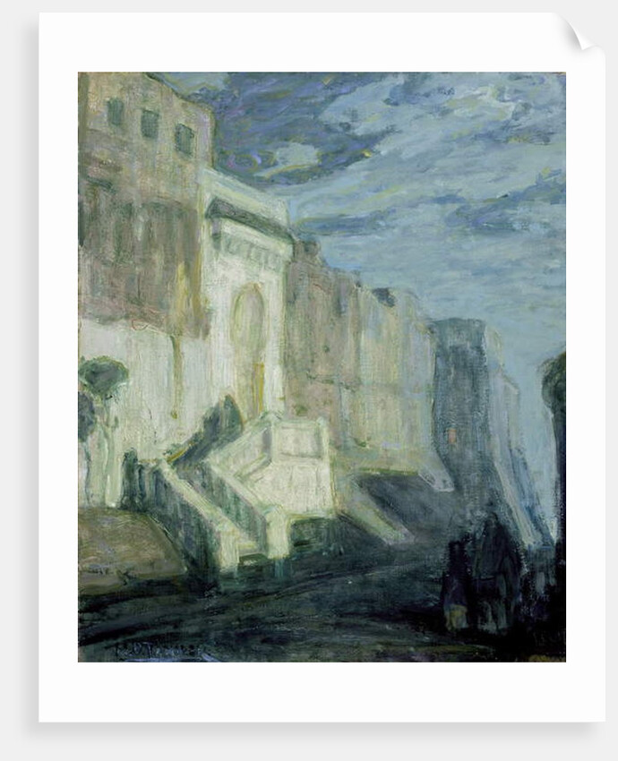 Moonlight: Walls of Tangiers, c.1913-14 by Henry Ossawa Tanner