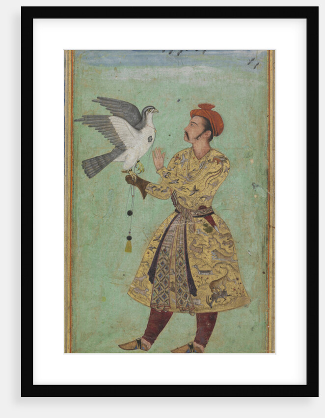 Prince With a Falcon, c.1600-5 by Mughal School