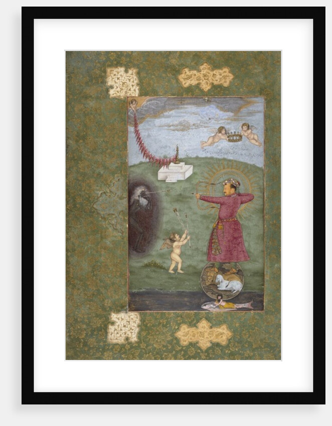Emperor Jahangir Triumphing Over Poverty, c.1620-25 by Abu'l Hasan